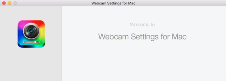 webcam adjustment software mac
