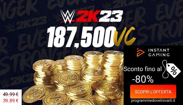 IG Sconto e Promo su Pacchetto WWE 2K23 187.500 Valuta Virtuale Xbox One