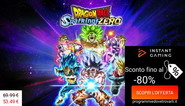 IG Sconto e Promo su Dragon Ball: Sparking! ZERO