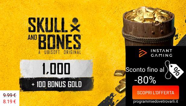 IG Sconto e Promo su 1.100 monete d'oro di Skull and Bones Xbox Series X|S