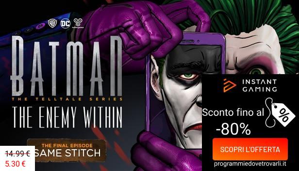 IG Sconto e Promo su Batman: The Enemy Within - The Telltale Series