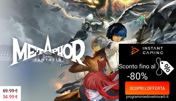 IG Sconto e Promo su Metaphor: ReFantazio (PC / Xbox Series X|S)