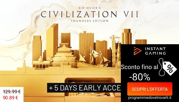 IG Sconto e Promo su Sid Meier’s Civilization VII Founders Edition + Accesso anticipato