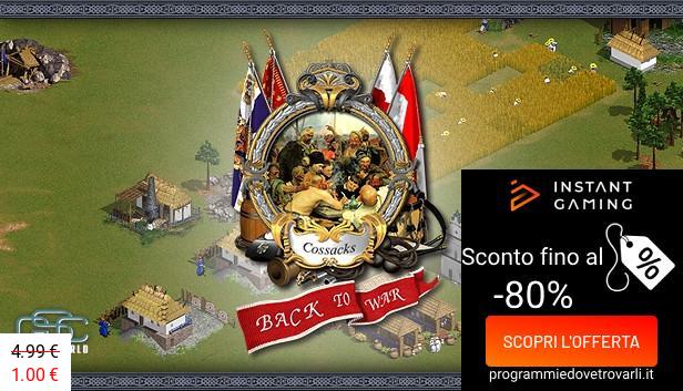 IG Sconto e Promo su Cossacks: Back to War