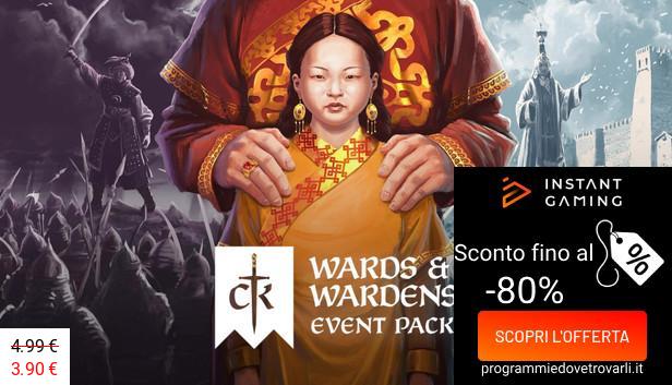 IG Sconto e Promo su Crusader Kings III: Wards & Wardens