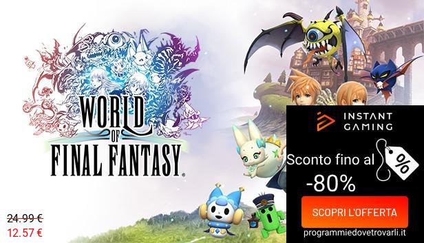 IG Sconto e Promo su World Of Final Fantasy