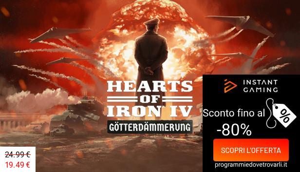 IG Sconto e Promo su Hearts of Iron IV: Götterdämmerung