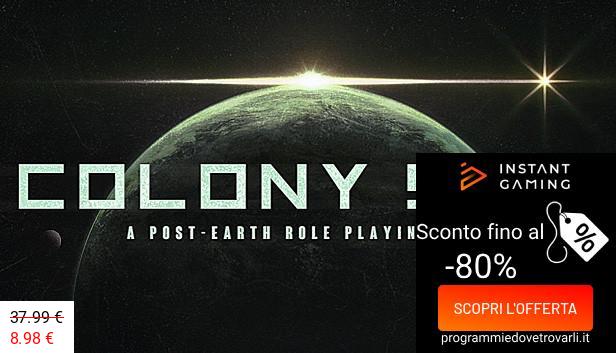 IG Sconto e Promo su Colony Ship: A Post-Earth Role Playing Game