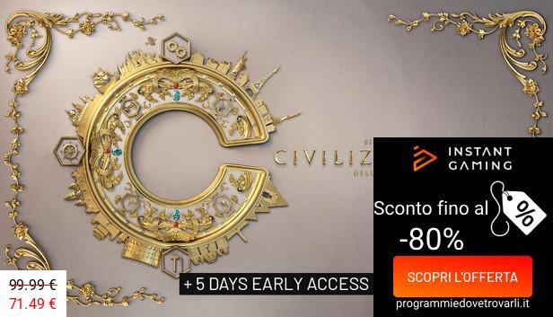 IG Sconto e Promo su Sid Meier’s Civilization VII Deluxe Edition + Accesso anticipato