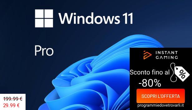 IG Sconto e Promo su Windows 11 Pro